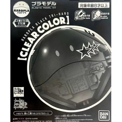 Bandai Gundam Haro Black Tri Stars Color Clear Assembly Model Kit For Collectors Display Gundam Base Limited Edition Cute