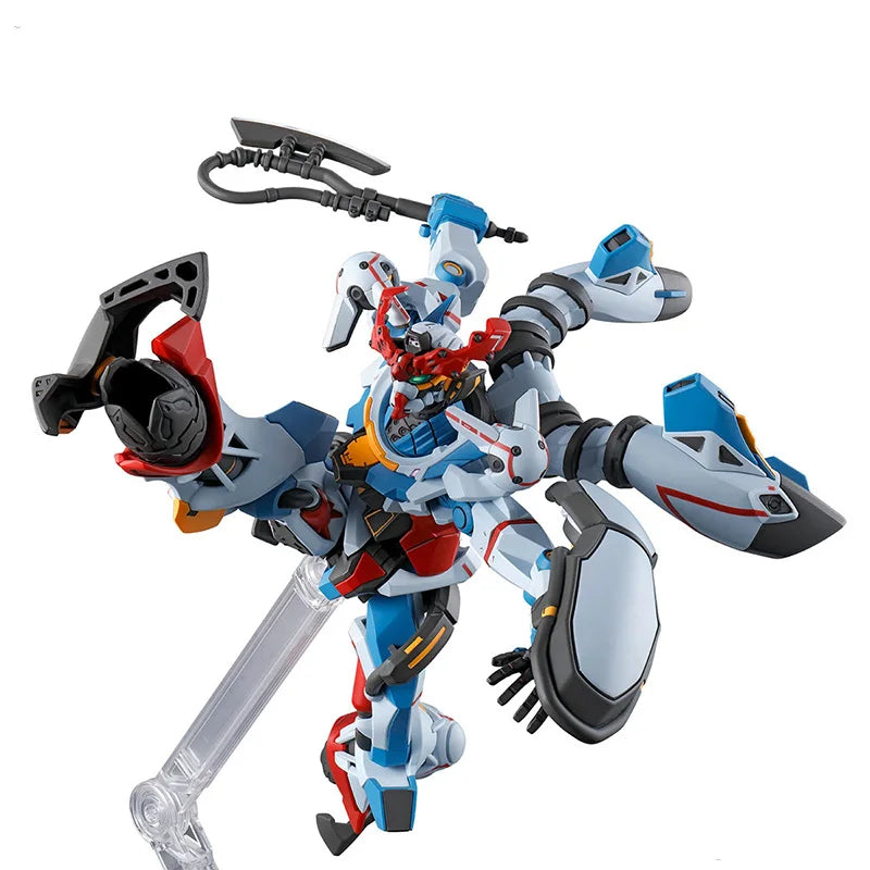 Bandai HG 1/144 Gundam Model Kit MSGG GQuuuuuuX Full Action Assembly Figure Toy Gift for Kids Soldiers Set