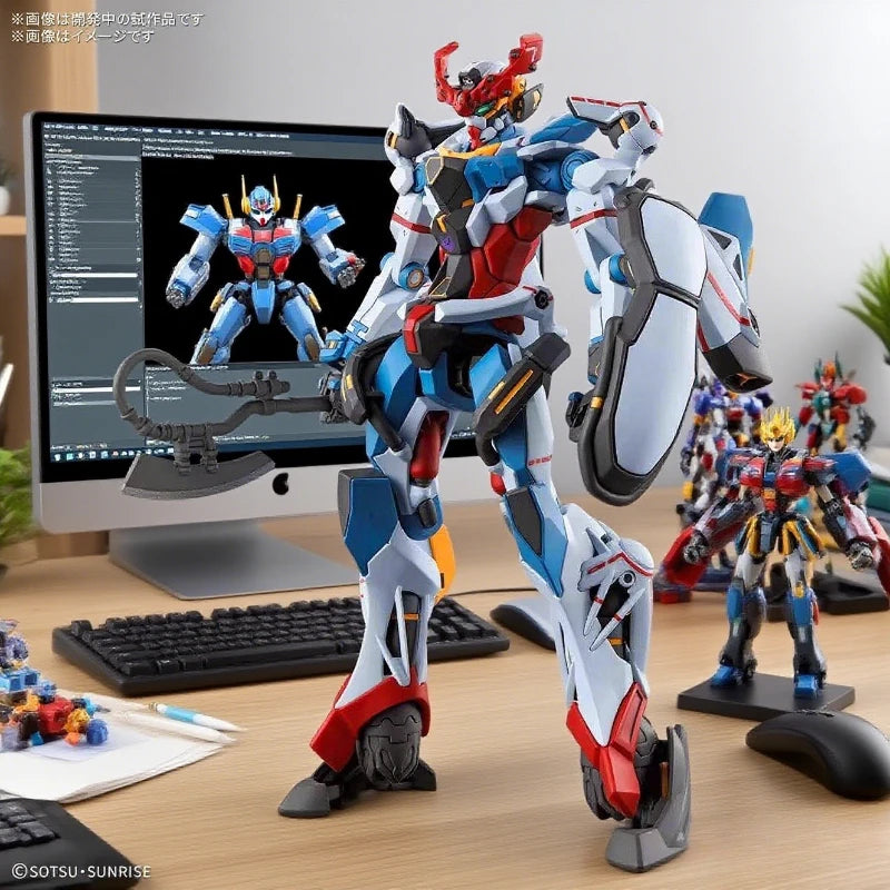 Bandai HG 1/144 Gundam Model Kit MSGG GQuuuuuuX Full Action Assembly Figure Toy Gift for Kids Soldiers Set
